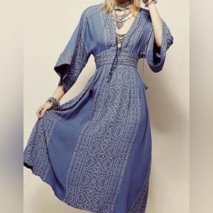 ❌SOLD❌ Free People “Modern Kimono” Maxi dress